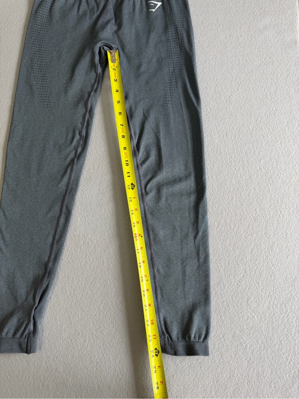 Gymshark Vital Sculpt Seamless High-Waisted Leggings Medium Women’s Gray - Picture 9 of 13